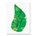 Trademark Fine Art 'Palm Leaf 6' Graphic Art Print on Wrapped Canvas in Green | 19 H x 14 W x 2 D in | Wayfair ALI12166-C1419GG