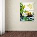 Trademark Fine Art 'Zen Orchid & Candle' Photographic Print on Wrapped Canvas in White | 47 H x 2 D in | Wayfair 1X00756-C3547GG