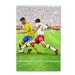 Trademark Fine Art 'Football' Print on Canvas Metal | 32 H x 22 W x 2 D in | Wayfair ALI8994-C2232GG