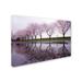 Trademark Fine Art 'Rain Of Spring' Photographic Print on Wrapped Canvas in White | 30 H x 47 W x 2 D in | Wayfair 1X02098-C3047GG