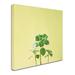Trademark Fine Art 'Succulent Simplicity IX' Photographic Print on Wrapped Canvas in Green | 18 H x 18 W x 2 D in | Wayfair WAP01808-C1818GG