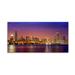 Trademark Fine Art 'Chicago Dusk full skyline' Photographic Print on Wrapped Canvas in White | 24 H x 47 W x 2 D in | Wayfair ALI17811-C2447GG