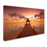 Trademark Fine Art 'Beachy 25' Photographic Print on Wrapped Canvas in White | 30 H x 47 W x 2 D in | Wayfair ALI19138-C3047GG