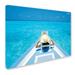 Trademark Fine Art 'Beachy 10' Photographic Print on Wrapped Canvas in White/Black | 35 H x 47 W x 2 D in | Wayfair ALI19123-C3547GG