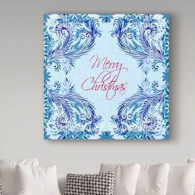 The Holiday Aisle® Tibay Christmas I' Graphic Art Print on Wrapped Canvas Canvas | 24 H x 24 W x 2 D in | Wayfair ALI21038-C2424GG