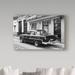 Trademark Fine Art 'Old Antique Car in Havana II' Photographic Print on Wrapped Canvas in White | 30 H x 47 W x 2 D in | Wayfair PH00809-C3047GG