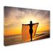 Trademark Fine Art 'Beachy 28' Photographic Print on Wrapped Canvas in White | 30 H x 47 W x 2 D in | Wayfair ALI19141-C3047GG