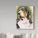 Trademark Fine Art 'Basset Hound Oil Painting Print on Wrapped Canvas' Graphic Art Print on Wrapped Canvas Canvas | 24 H x 18 W x 2 D in | Wayfair