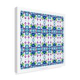 Trademark Fine Art 'Diatom Ornaments' Acrylic Painting Print on Wrapped Canvas in Blue/White | 24 H x 24 W x 2 D in | Wayfair ALI23195-C2424GG