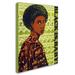 Trademark Fine Art 'Black is Baby' Wall Art on Wrapped Canvas in Green | 24 H x 18 W x 2 D in | Wayfair ALI6518-C1824GG