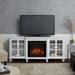 Real Flame Marlowe 70" TV Stand w/ Fireplace Wood in White | 30.43 H in | Wayfair 2770E-W