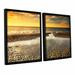 ArtWall Returning Home by Steve Ainsworth 2 Piece Framed Photographic Print on Canvas Set Metal in Brown/Orange | 32 H x 48 W x 2 D in | Wayfair