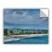 Bay Isle Home™ ArtApeelz The Beach at Santa Barbara by Steve Ainsworth Photographic Print Removable Wall Decal Canvas in Blue | Wayfair