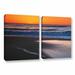 ArtWall As Dawn Approaches by Steve Ainsworth 2 Piece Photographic Print on Wrapped Canvas Set Canvas in White | 24 H x 36 W x 2 D in | Wayfair