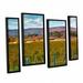 ArtWall Vineyard In Autumn by Steve Ainsworth 4 Piece Framed Photographic Print on Canvas Set Canvas in White | 24 H x 36 W x 2 D in | Wayfair