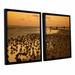 ArtWall 0807A by Lindsey Janich 2 Piece Framed Photographic Print on Canvas Set Metal in Brown | 32 H x 48 W x 2 D in | Wayfair 0jan005b3248f