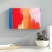 Ivy Bronx Havana Painting Print on Wrapped Canvas Canvas, Wood in Blue/Pink/Red | 20 H x 30 W x 1.5 D in | Wayfair LATR1702 31696889