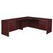 Latitude Run® Legacy Double Pedestal Corner Credenza | Wayfair LDER1081 41506956