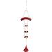 Woodstock Chimes Encore Copper Bells™ Wind Chime Wood/Metal in Brown | 36 H x 12 W x 2 D in | Wayfair DCCB