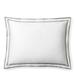 Lauren Ralph Lauren Spencer Border Cotton Lumbar Pillow Cotton in Gray | 12 H x 16 W x 1 D in | Wayfair 600657405004