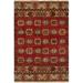 Brown 30 x 0.5 in Area Rug - Loon Peak® Grassy Ridge Southwestern Hand-Knotted Wool Rust Area Rug Wool | 30 W x 0.5 D in | Wayfair