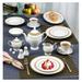 Lorren Home Trends 57 Piece Dinnerware Set, Service for 8 Porcelain/Ceramic | Wayfair Josephine-57