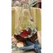 Loon Peak® Alcalde Molten Glass & Wood Stem Table Vase Glass in Brown | 8 H x 4 W x 4 D in | Wayfair LNPE2081 45412768
