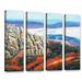 Loon Peak® Rocky Mountain Living - 4 Piece Print on Canvas Set Canvas in White | 36 H x 48 W x 2 D in | Wayfair LOON8586 33505539