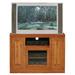 Loon Peak® Lapierre Solid Wood TV Stand for TVs up to 50" Wood in Brown/Gray | 32 H in | Wayfair LNPK8864 39858641