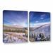Loon Peak® Winter Lands II 2 Piece Photographic Print on Wrapped Canvas Set Canvas in White | 24 H x 36 W x 2 D in | Wayfair LOON8581 33505516
