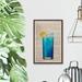 Latitude Run® Blue Lagoon by Eyre Tarney - Picture Frame Graphic Art Print Paper in White | 36 H x 24 W x 1.5 D in | Wayfair LRUN2340 39141302