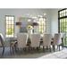 Lexington Ariana 11 - Piece Extendable Dining Set Wood/Upholstered in Brown/Gray | 29.5 H in | Wayfair