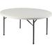 Lorell Circular Banquet Table w/ Folding Legs Plastic/Resin | 29.25 H x 72 W x 72 D in | Wayfair 60325