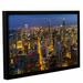 Latitude Run® Chicago Skyline at Dusk - Photograph Print on Canvas in Blue/Gray | 16 H x 24 W x 2 D in | Wayfair LTDR7468 41004511