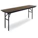 McCourt Manufacturing Rectangular Folding Table Metal in Brown | 30 H x 72 W x 18 D in | Wayfair 71000LMW