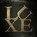 Mercer41 Dressler 'LUXE on Velvet' by Graffitee Studios Textual Art on Canvas in Black | 24 H x 24 W x 1.5 D in | Wayfair MCRF3322 40214981