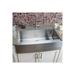 Miseno Stainless Steel 36" L x 21" W Farmhouse Kitchen Sink w/ Apron Stainless Steel in Gray | 10 H x 35.88 W x 20.75 D in | Wayfair MNO163620F