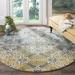 Gray/White 79 x 0.37 in Area Rug - Dakota Fields Allard Damask Gray/Ivory/Yellow Area Rug | 79 W x 0.37 D in | Wayfair MTNA3393 43175089