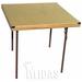 Midas Event Supply Square Folding Table Plastic in Brown | 30 H x 34 W x 34 D in | Wayfair 223000