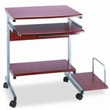 Safco Products Company Eastwinds Moblie AV Cart Metal in Red/Brown | 31.5 H x 30 W x 19.25 D in | Wayfair 946MEC