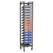 Omnimed 15 Cap Horizontal Storage File Cart Metal in Brown | 72 H x 14.5 W x 15 D in | Wayfair 264515-WG