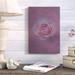 Ophelia & Co. 'Loulou Rose' Painting Print On Wrapped Canvas in Blue/Pink | 24 H x 16 W x 2 D in | Wayfair OPCO1037 38309599