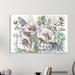 One Allium Way® Poppies & Eucalyptus III - Wrapped Canvas Painting Print Canvas in White | 24 H x 36 W x 1.5 D in | Wayfair