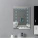 Orren Ellis Mateo LED Bathroom/Vanity Mirror | 31.5 H x 27.6 W x 2.6 D in | Wayfair 1E85F11C24034BA588D774927A46B688
