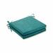 Charlton Home® Indoor/Outdoor Dining Chair Cushion Polyester in Green/Gray/Blue | 3 H x 20 W x 20 D in | Wayfair A5A104411254433CBCC1E797C386176D