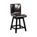 Red Barrel Studio® Keanna Dining Chair Upholstered/Genuine Leather in Brown | 39.5 H x 22 D in | Wayfair RDBA2809 44336681
