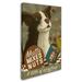 Red Barrel Studio® 'Dogs 4' Graphic Art Print on Wrapped Canvas in Brown | 19 H x 12 W x 2 D in | Wayfair RBRS1421 39245446