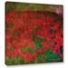 Red Barrel Studio® Poppys Painting Print on Wrapped Canvas in White | 36 H x 36 W x 2 D in | Wayfair RDBS4428 30810240