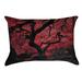 Red Barrel Studio® Olney Japanese Maple Tree Outdoor Lumbar Pillow redPolyester | 14 H x 20 W x 3 D in | Wayfair RDBT2776 41372574