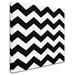 Trademark Fine Art 'Xmas Chevron 6' by Color Bakery Graphic Art on Wrapped Canvas in Black/White | 18 H x 18 W x 2 D in | Wayfair ALI4892-C1818GG